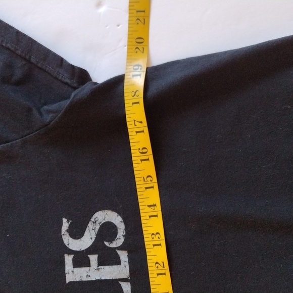 American Apparel T Shirt Men 2XL Black The Beatles Short Sleeve Cotton Juniors‎ - Picture 4 of 5